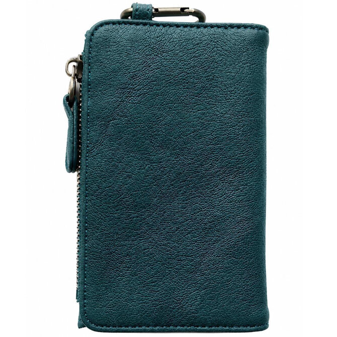 BOBBIE-WLT W/ CARABINER/VIVID DEEP TEAL