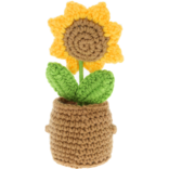 PAVILION GIFT SUNFLOWER-MINI CROCHETED