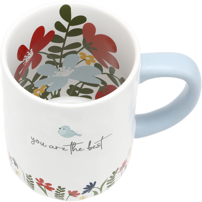 PAVILION GIFT *MUG-YOU ARE THE BEST WHT 17OZ