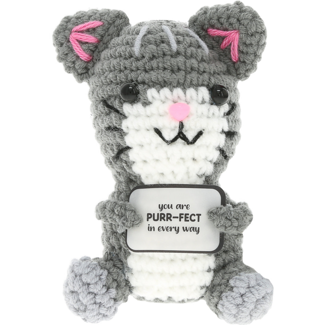 PAVILION GIFT CAT-MINI CROCHETED