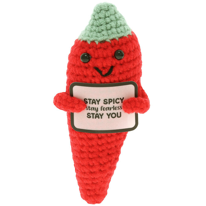 PAVILION GIFT CHILI PEPPER-MINI CROCHETED