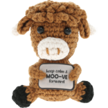 PAVILION GIFT HIGHLAND COW-MINI CRICHETED