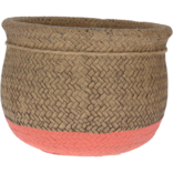 PAVILION GIFT FLOWER POT-THE BEST WOVEN BRWN 8.5"