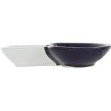 PAVILION GIFT DISH-HAPPINESS MUSHROOM DK BLUE
