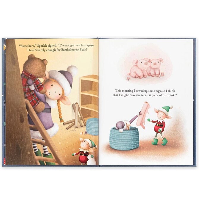 Jelly Cat Inc BOOK-EDO ELF & PATCHWORK BUNNY