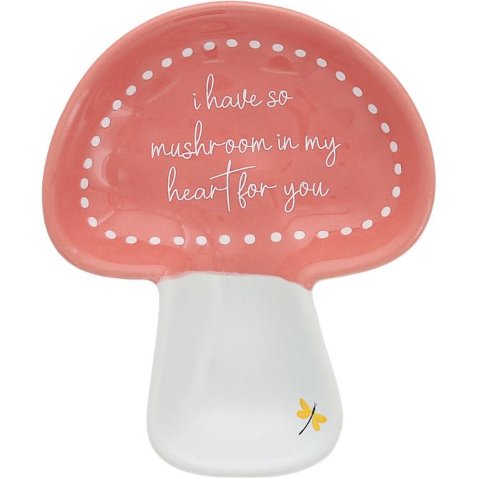 PAVILION GIFT DISH-SO MUSHROOM DSTY PINK