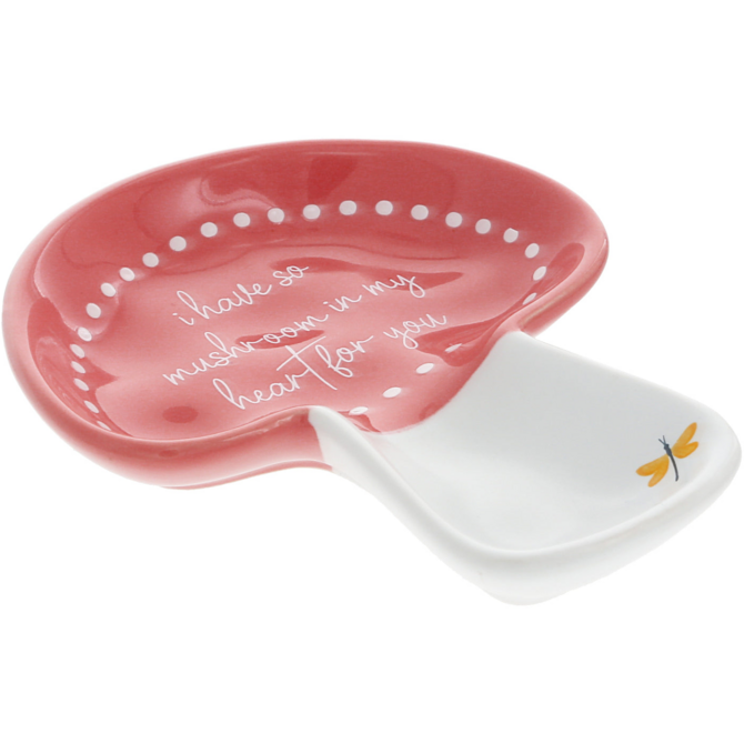 PAVILION GIFT DISH-SO MUSHROOM DSTY PINK