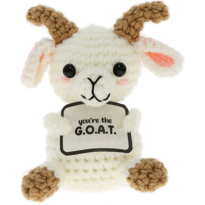 PAVILION GIFT GOAT-MINI CROCHETED