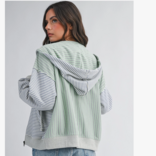 AEMI + CO Hood-Striped Zip