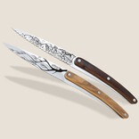 DEEJO KNIVES-PARING/OLIVE WD/TREE/GRAND CRU S/2