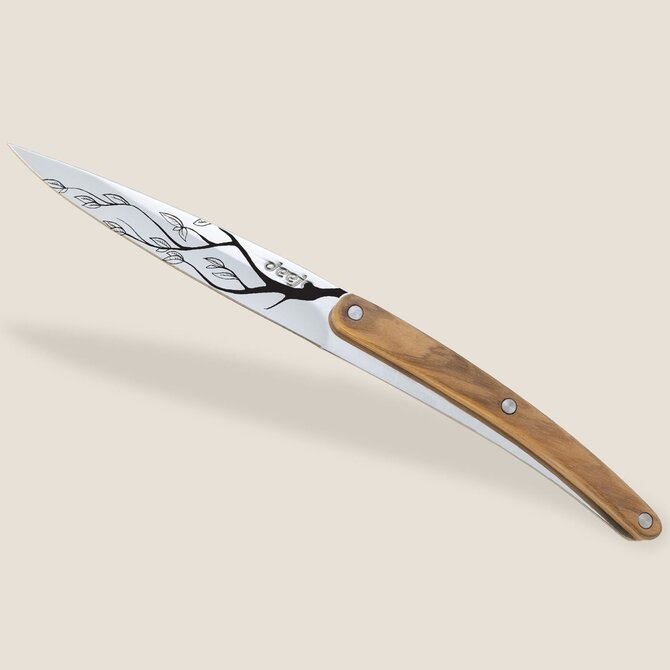 DEEJO KNIVES-PARING/OLIVE WD/TREE/GRAND CRU S/2
