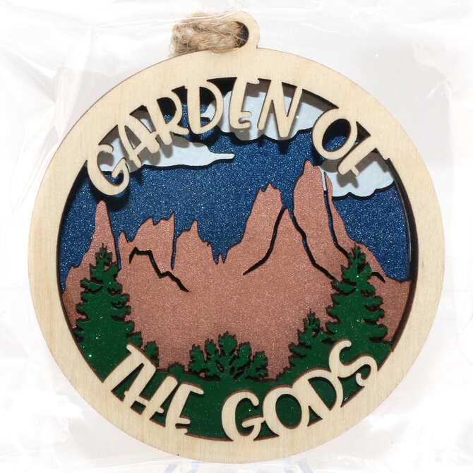 MILE HIGH GIFTS ORN-VISTA GOG WD LAYERS