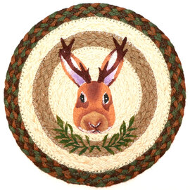 Capitol Importing Co SWATCH-JACKALOPE PORTRAIT 10" RND
