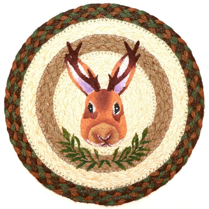Capitol Importing Co SWATCH-JACKALOPE PORTRAIT 10" RND