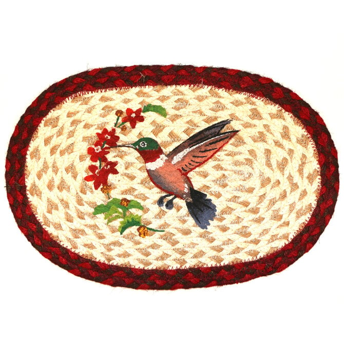 Capitol Importing Co OVAL-HUMMER/FLOWERS
