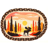 Capitol Importing Co OVAL-MOOSE CROSSING 10X15