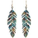 Rain Jewelry Collection E-LINKED FEATHER PATINA
