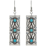 Rain Jewelry Collection E-SW BAR/TQ DOTS