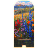 ZEN HILLS PHONE HLDR-WILDFLOWER SCENE