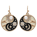 Rain Jewelry Collection E-YIN YANG DAY/NIGHT SKY