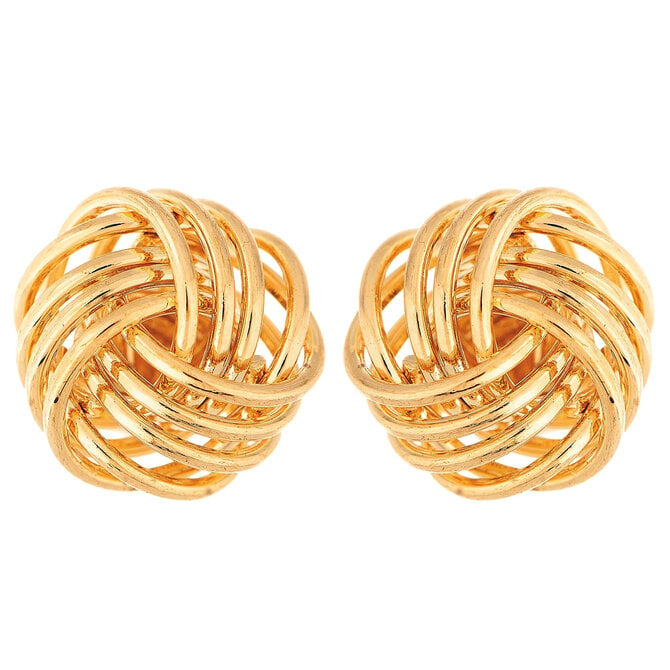 Rain Jewelry Collection E-LOVE KNOT GLD