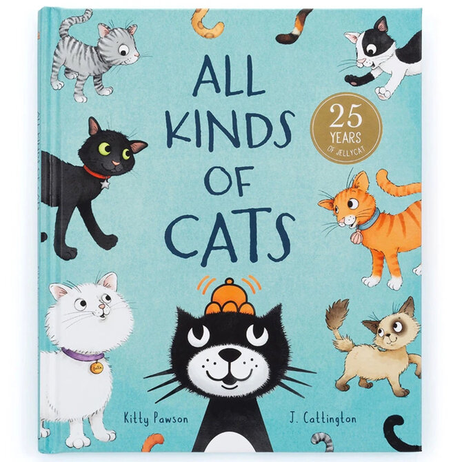 Jelly Cat Inc BOOK-ALL KINDS OF CATS