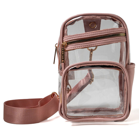 Dm Merchandising BAG-SLING PINK/CLEAR