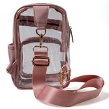 Dm Merchandising BAG-SLING PINK/CLEAR