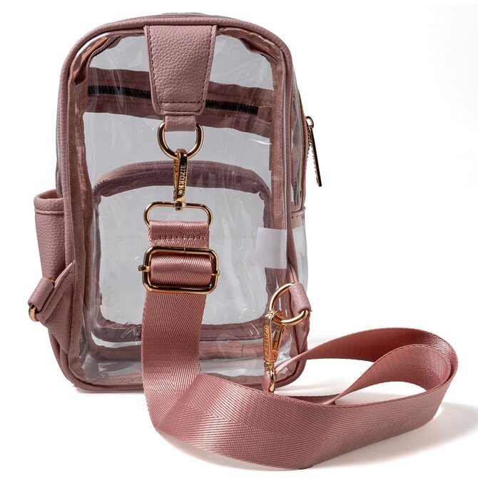Dm Merchandising BAG-SLING PINK/CLEAR