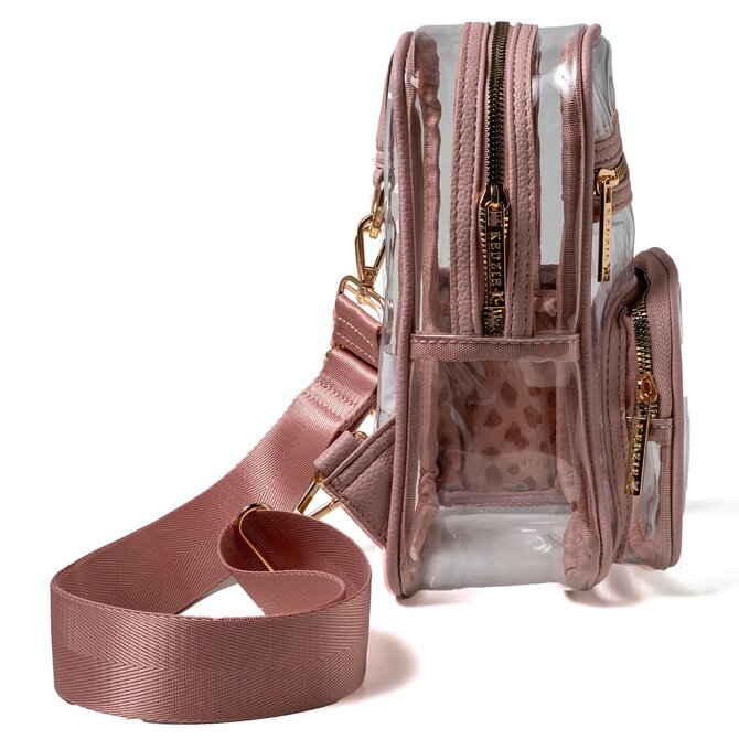 Dm Merchandising BAG-SLING PINK/CLEAR