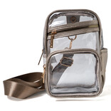 Dm Merchandising BAG-SLING BACKSTAGE CHAMPAGNE/CLEAR