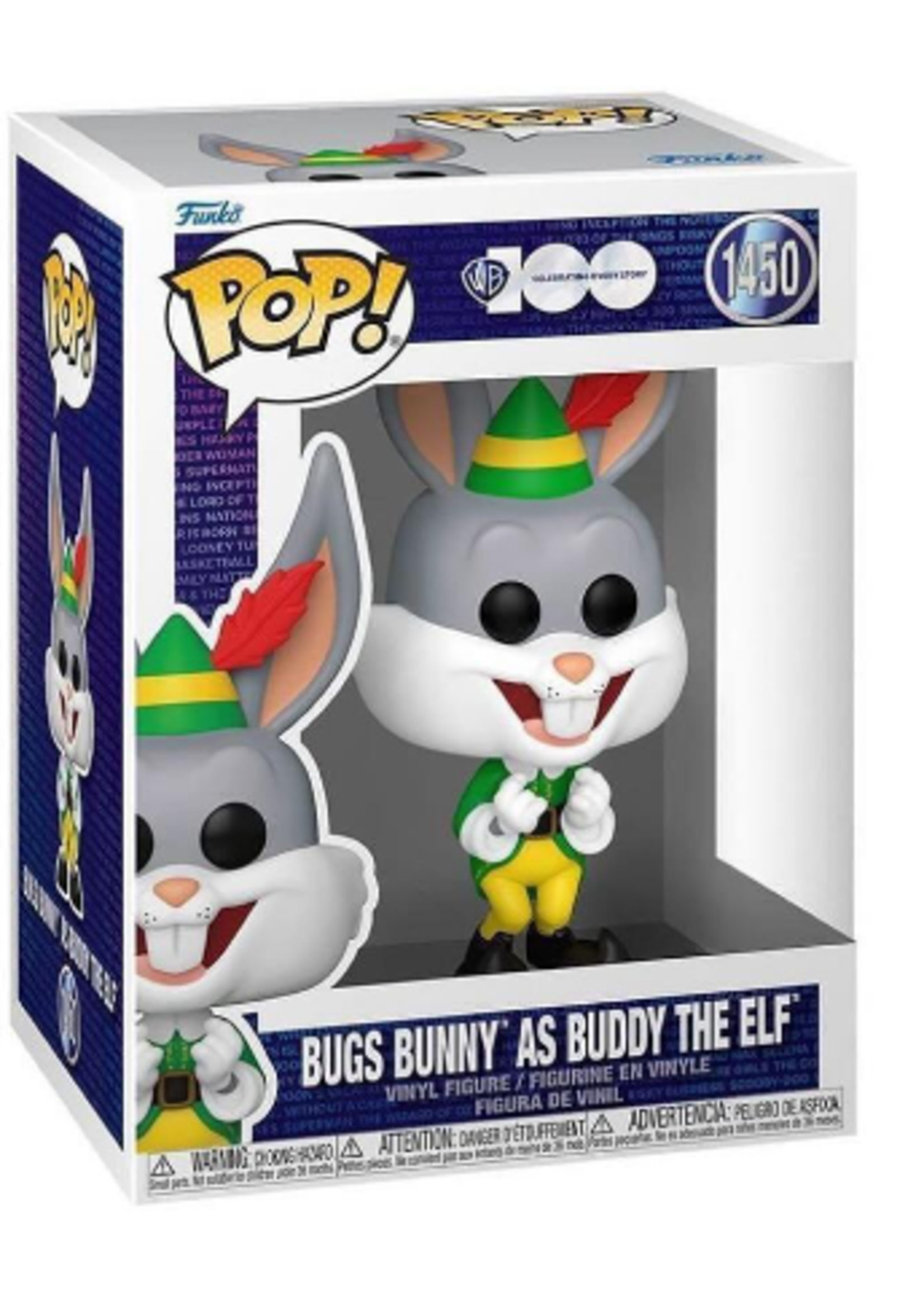 Funko POP POP WARNER BROS 100TH 1450 - BUG BUNNY AS BUDDY THE ELF