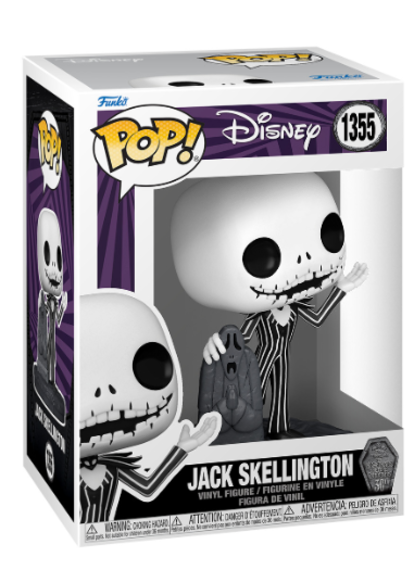 Funko POP POP THE NIGHTMARE BEFORE CHRISTMAS 1355 - JACK SKELLINGTON