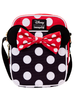 Loungefly LOUNGEFLY DISNEY MINNIE ROCKS THE DOTS NYLON PASSPORT BAG