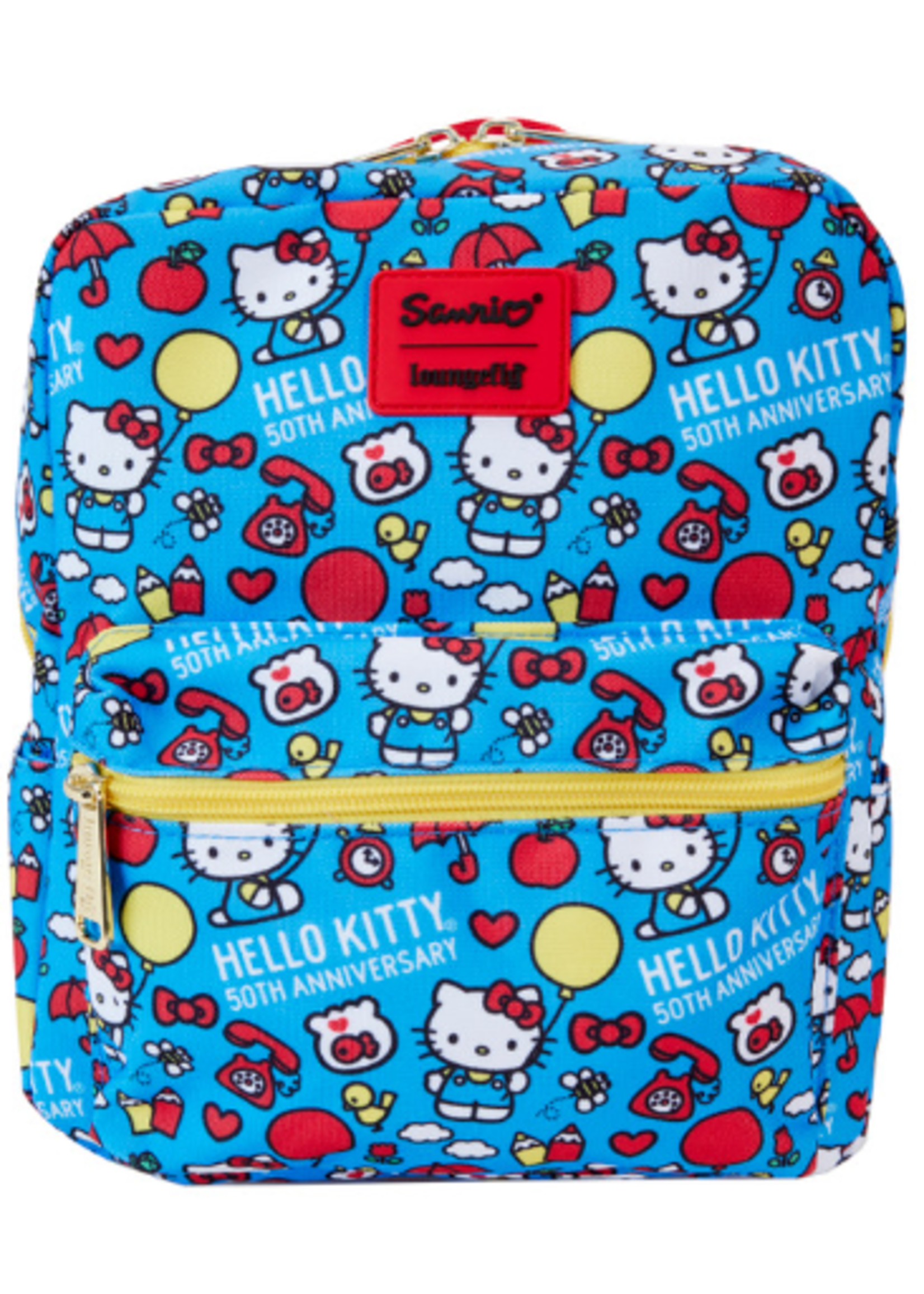 Loungefly LOUNGEFLY SANRIO HELLO KITTY 50TH ANN NYLON BACKPACK