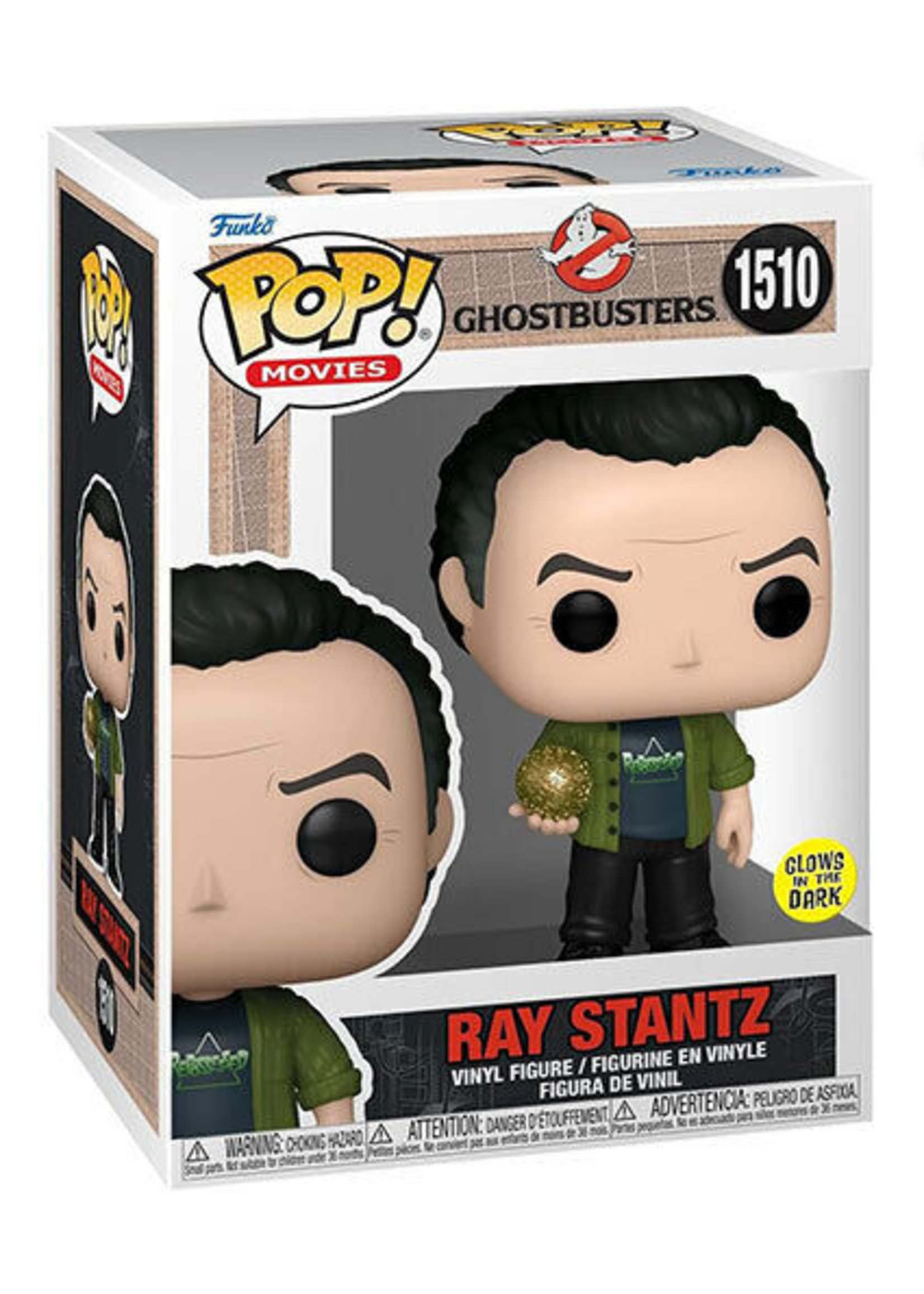 Funko POP POP GHOSTBUSTERS 1510 - RAY STANTZ (GLOW)