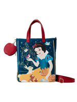 LOUNGEFLY DISNEY SNOW WHITE QUILT VELVET TOTE BAG