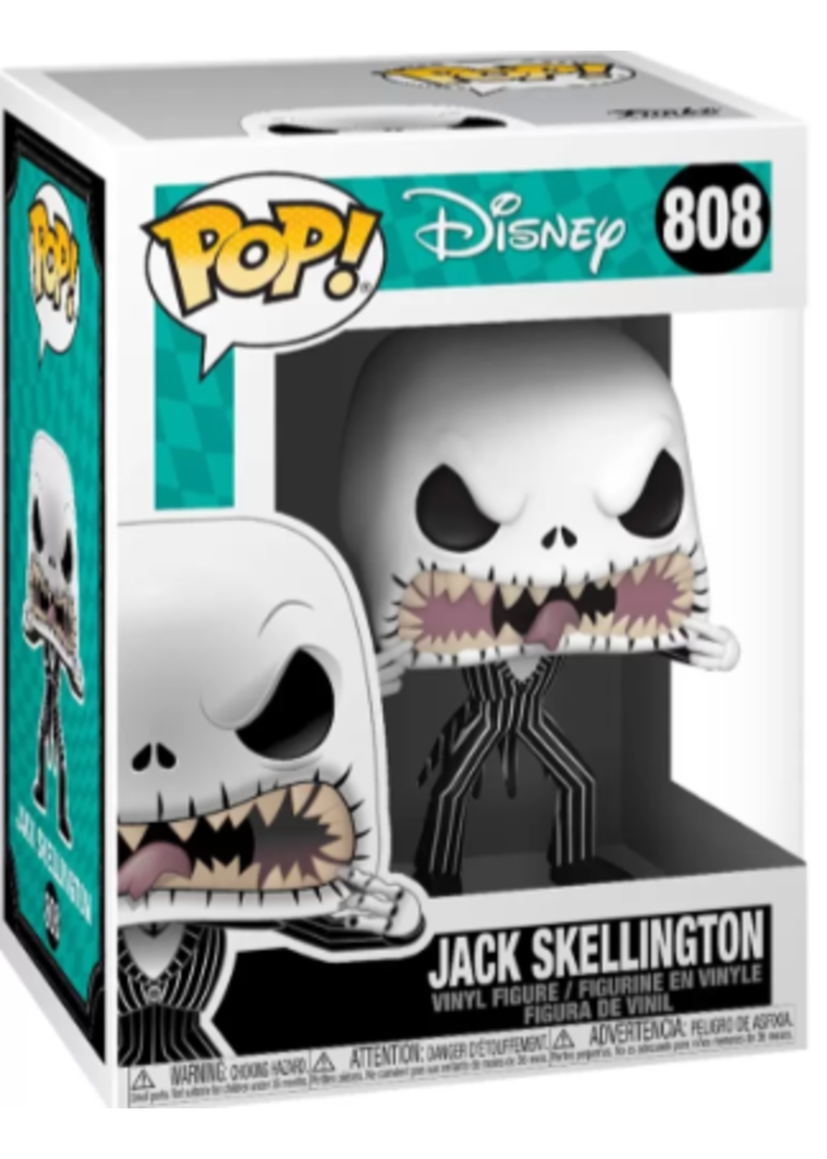 Funko POP POP NIGHTMARE BEFORE CHRISTMAS 808 JACK SKELLINGTON