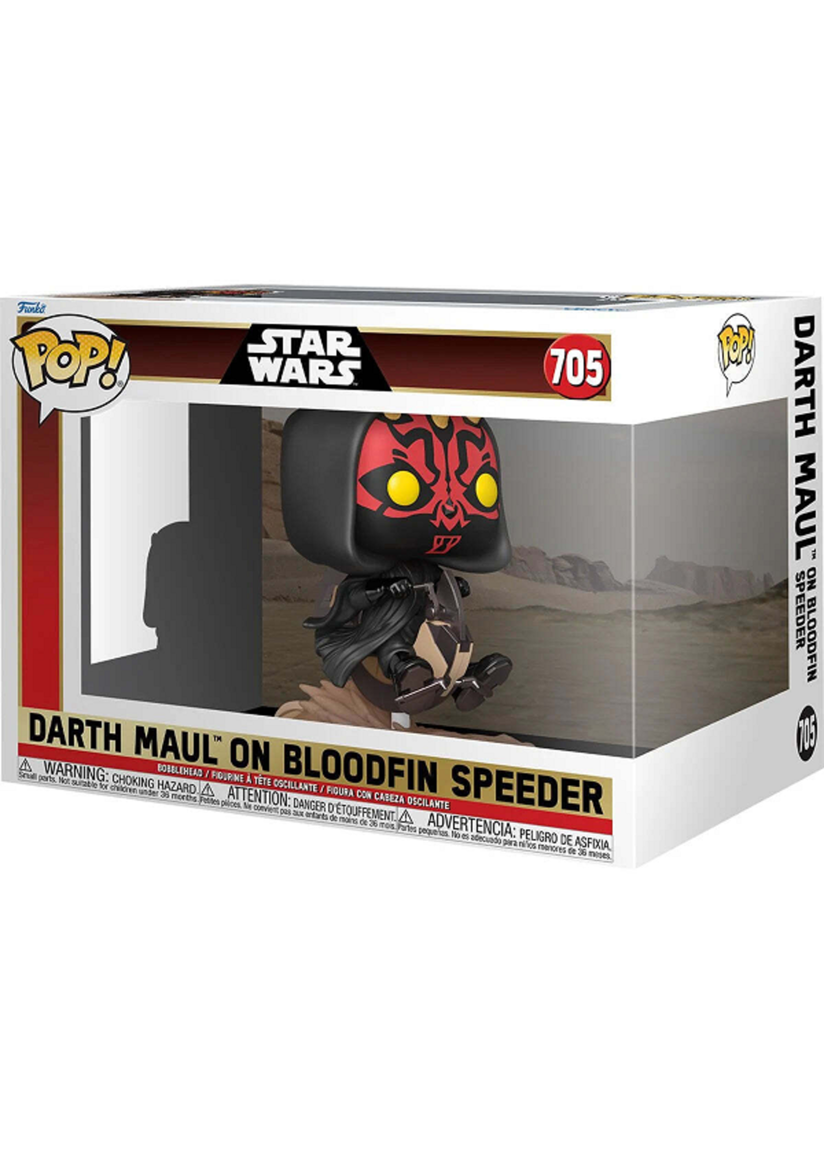 Funko POP POP STAR WARS 705 - DARTH MAUL ON BLOODFIN SPEEDER