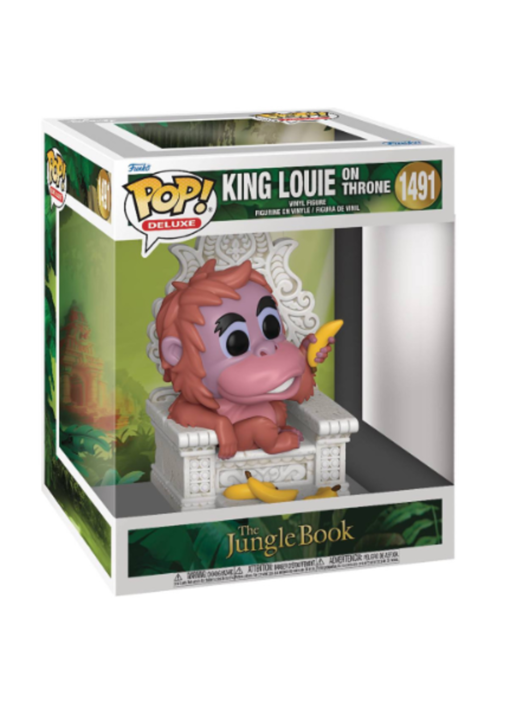 Funko POP POP JUNGLE BOOK 1491 - KING LOUIE ON THRONE DELUXE