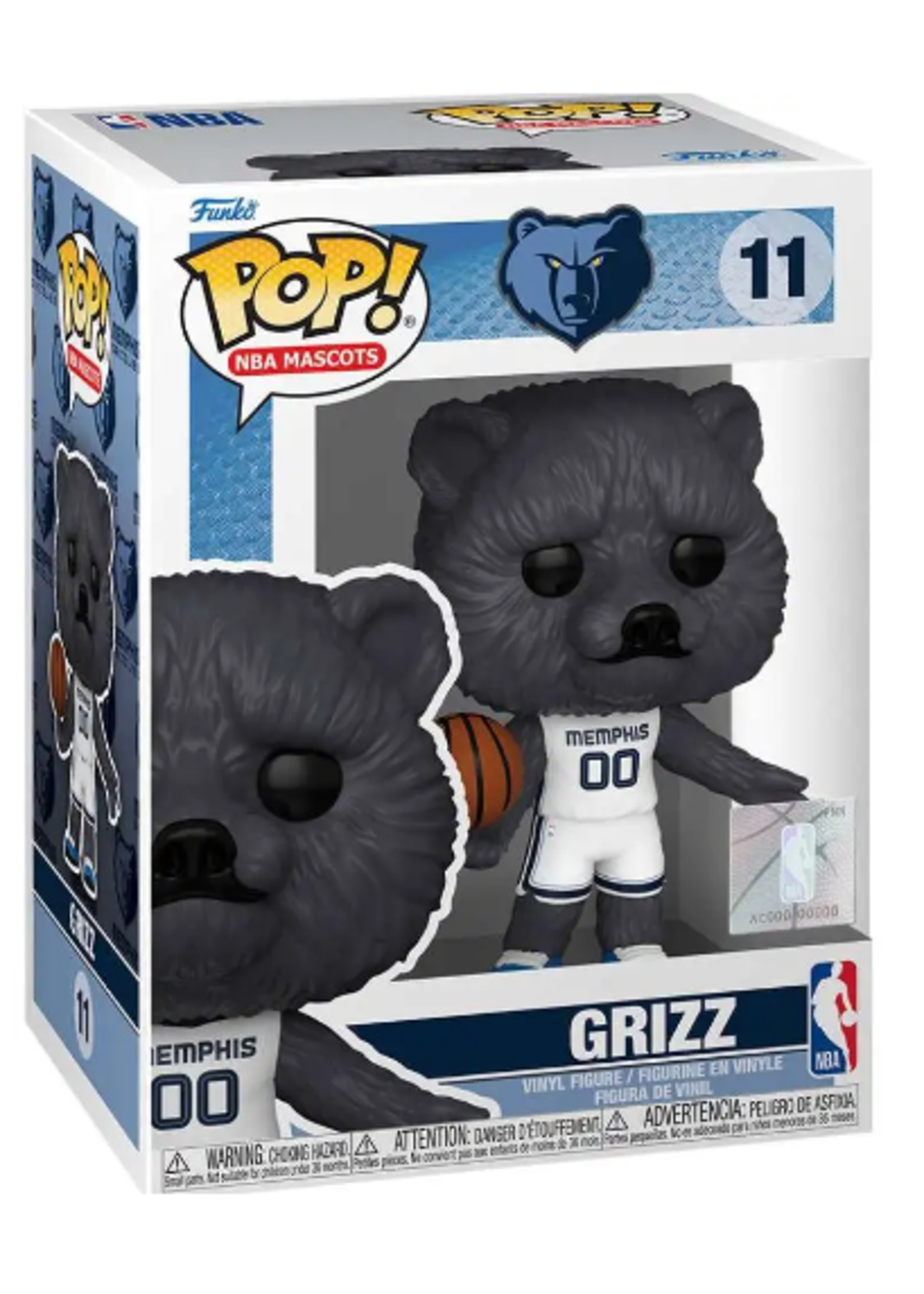 Funko POP POP NBA MASCOTS 11 - GRIZZ