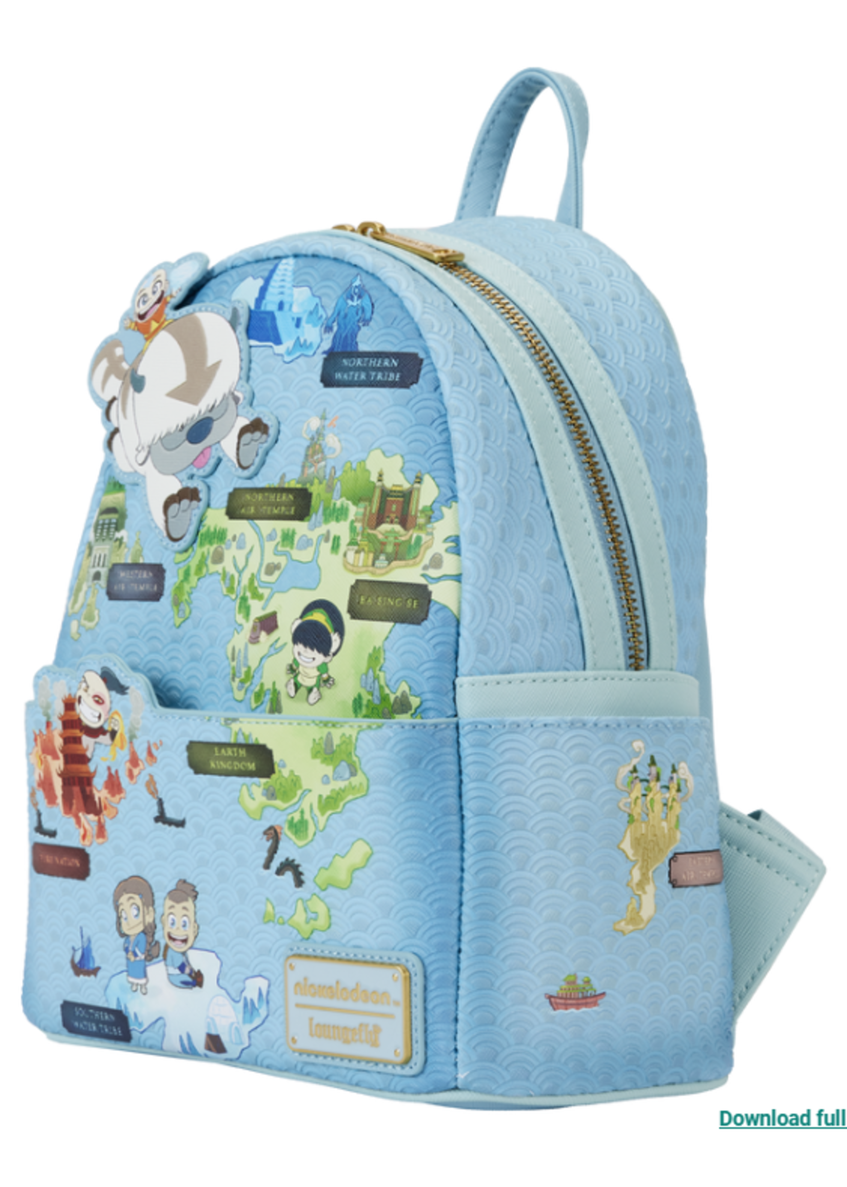 Loungefly LOUNGEFLY AVATAR LAST AIRBENDER MAP BACKPACK