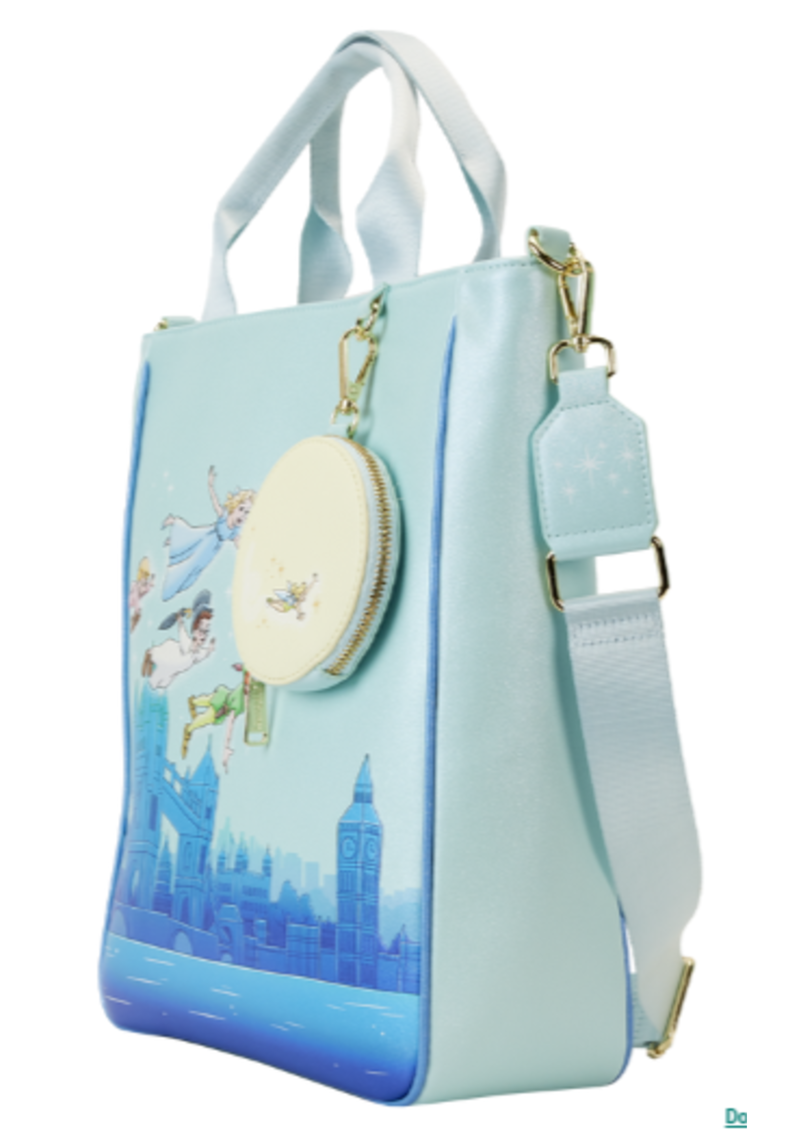 Loungefly LOUNGEFLY DISNEY PETER PAN YOU CAN FLY TOTE BAG