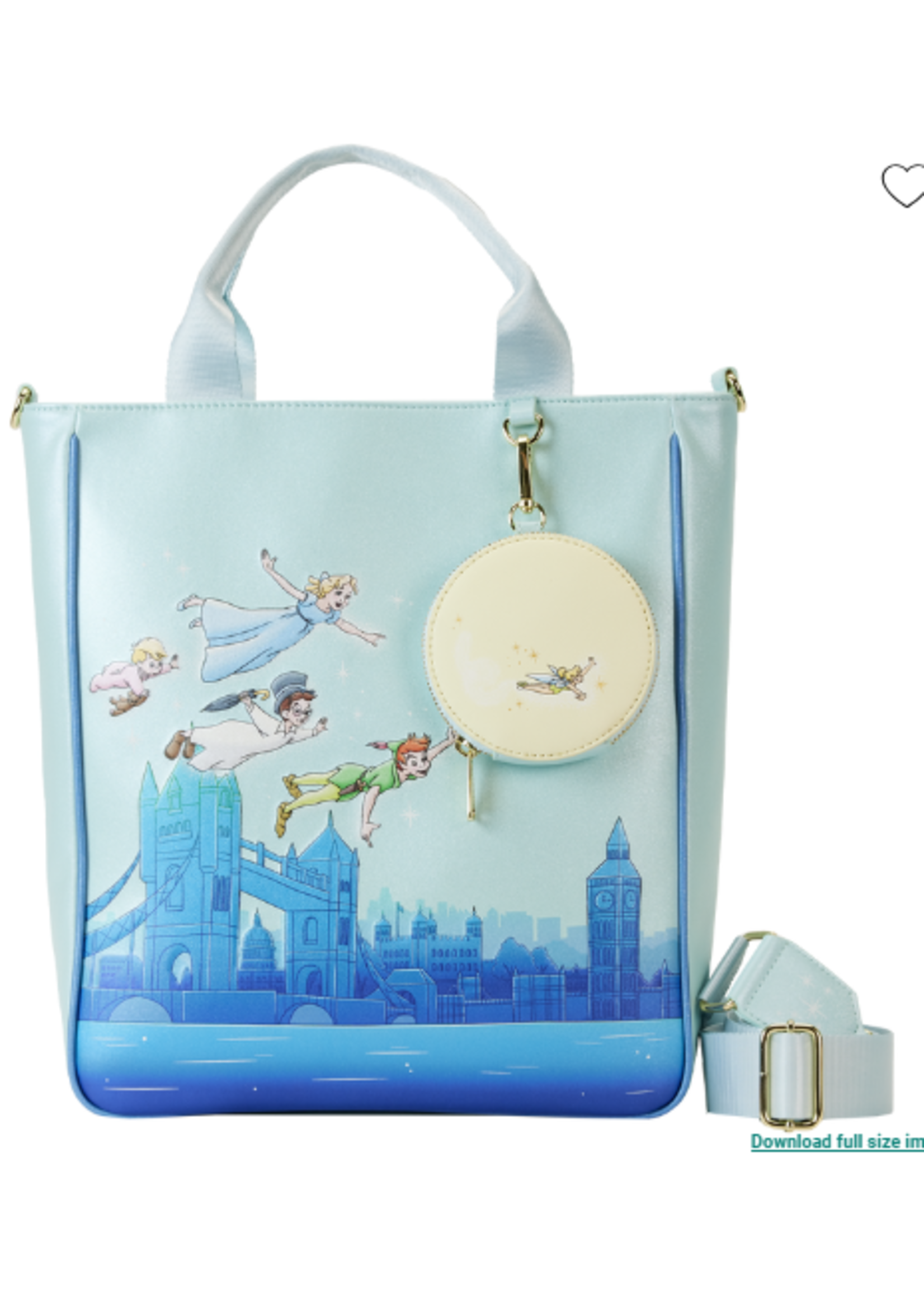 Loungefly LOUNGEFLY DISNEY PETER PAN YOU CAN FLY TOTE BAG