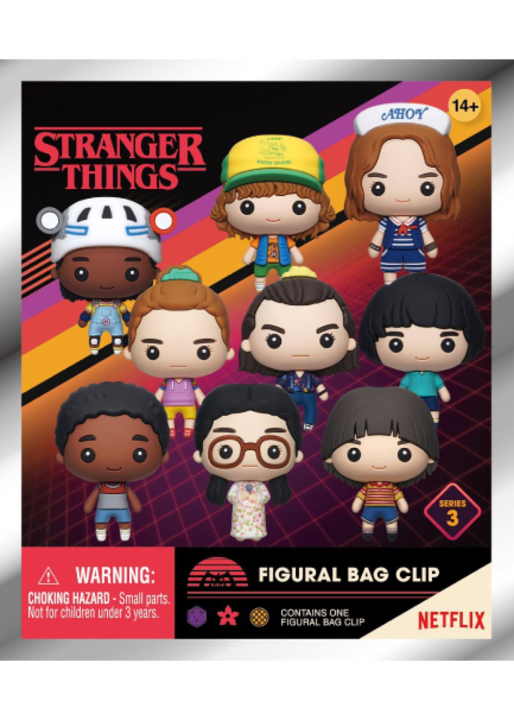 3D FOAM BAG CLIP STRANGER THINGS SERIES 3