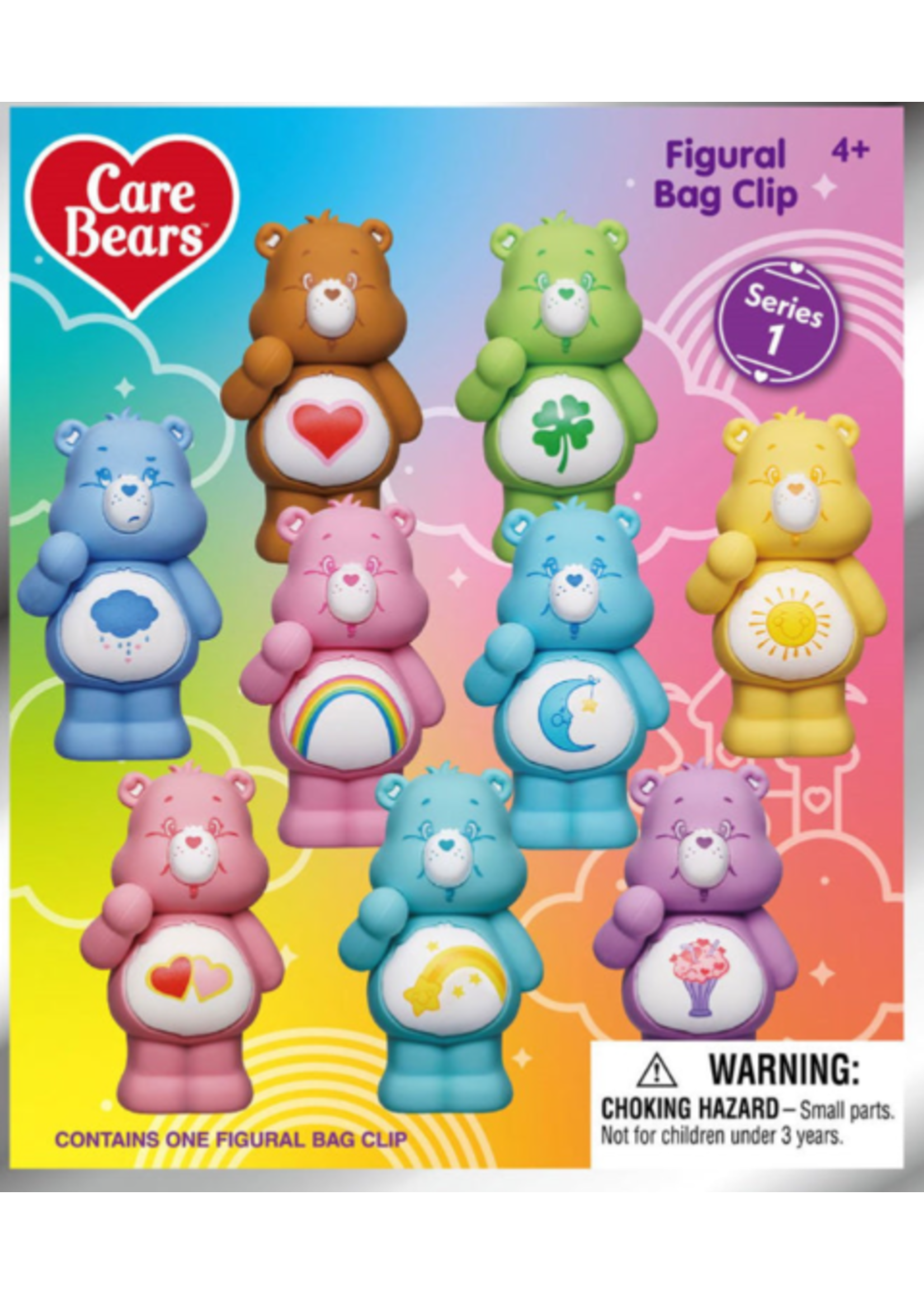 3D FOAM BAG CLIP CARE BEARS