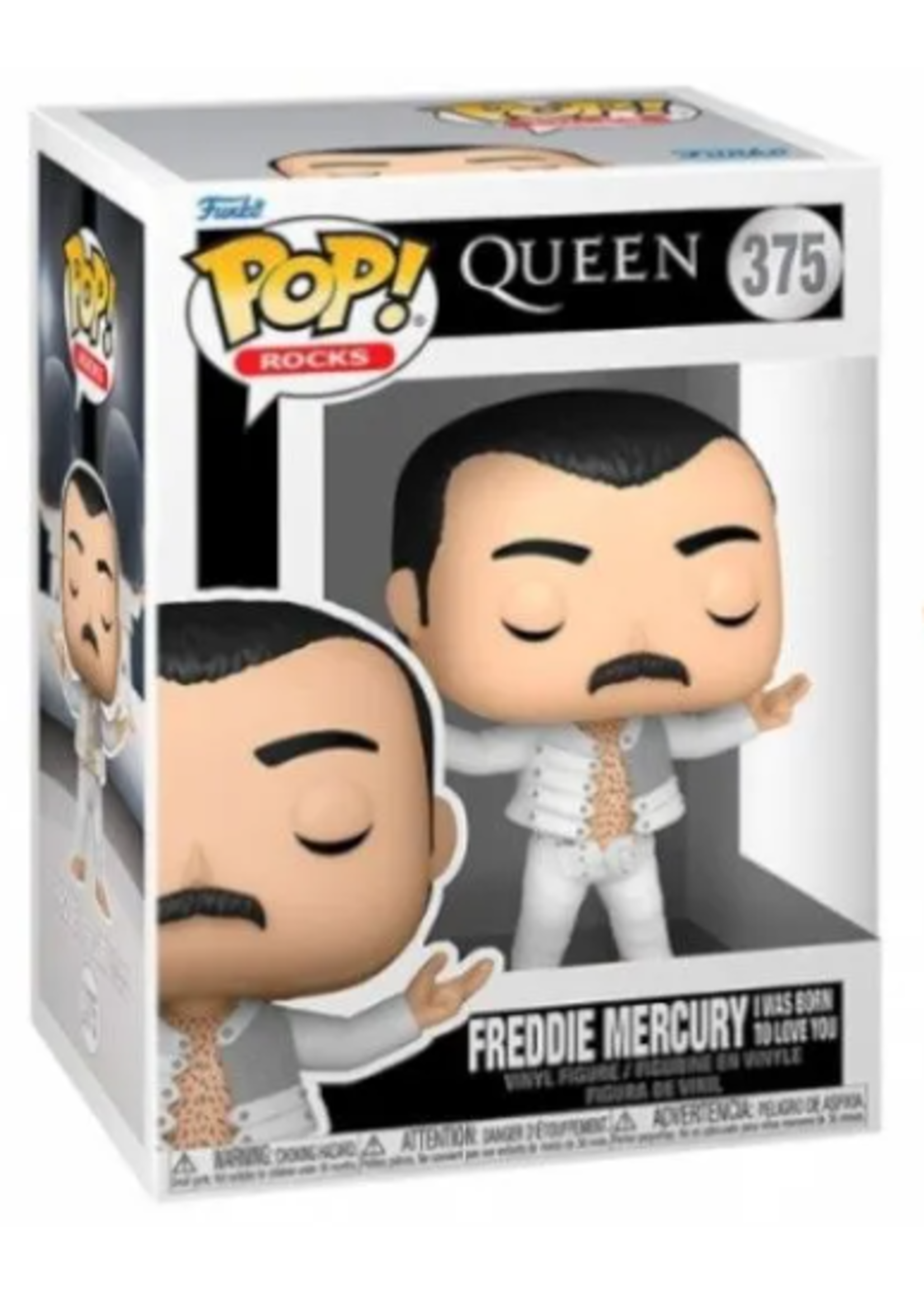 Funko POP POP QUEEN 375 - FREDDIE MERCURY ( I WAS BORN TO LOVE YOU )
