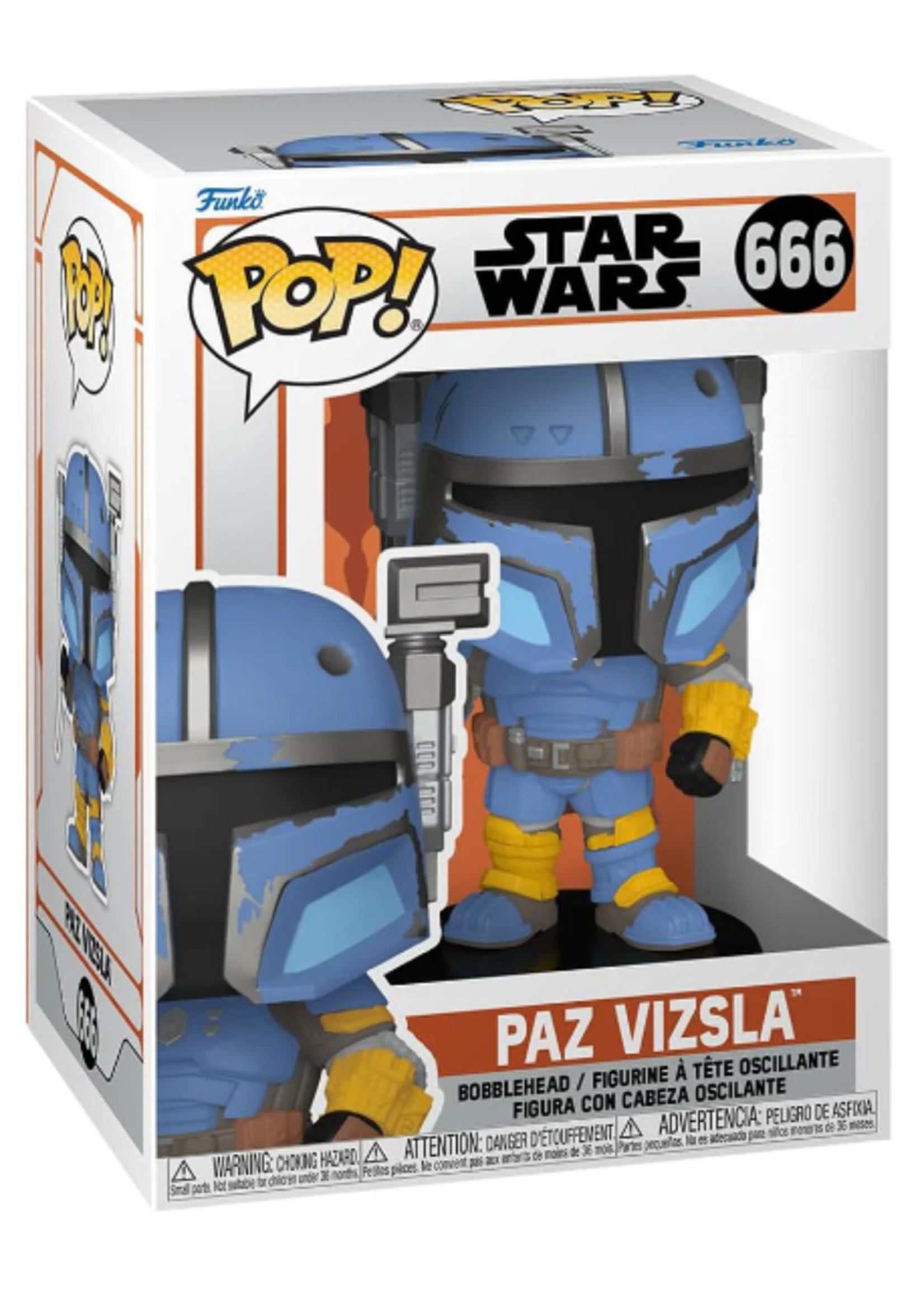 Funko POP POP STAR WARS 666 - PAZ VIZSLA
