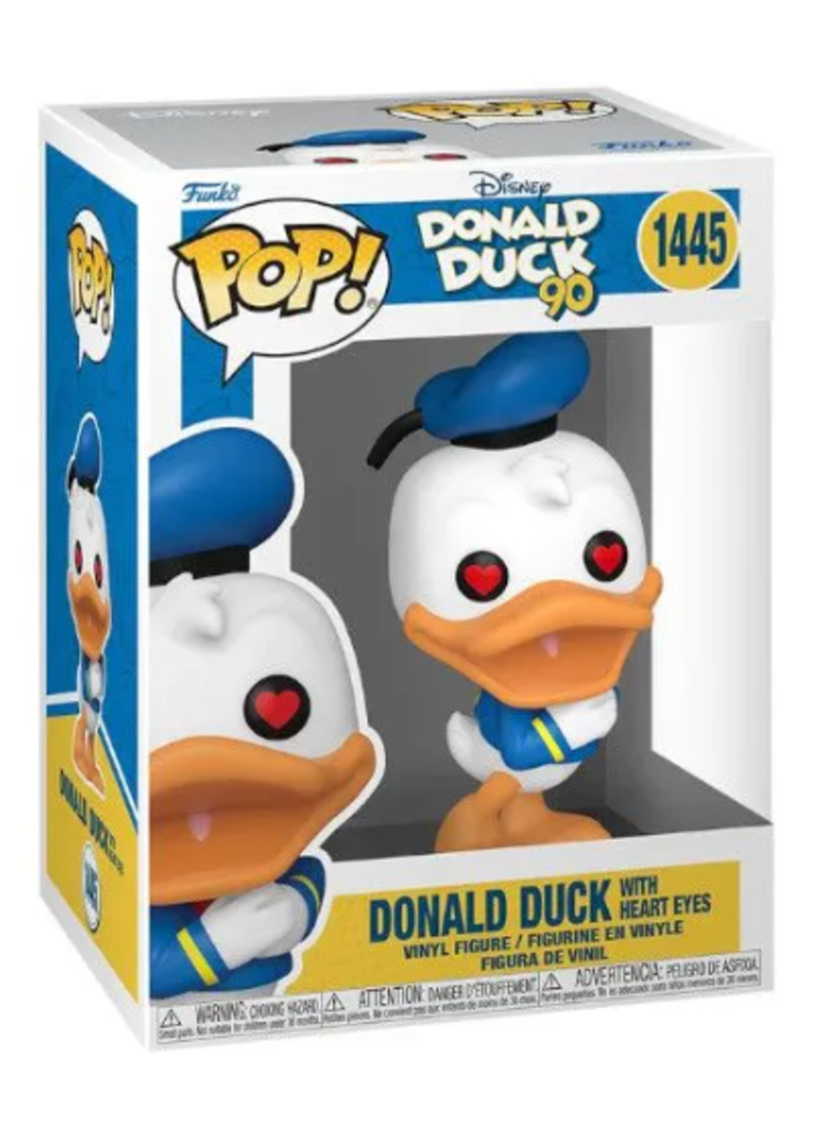 Funko POP POP DONALD DUCK 90 1445 - DONALD DUCK WITH HEART EYES