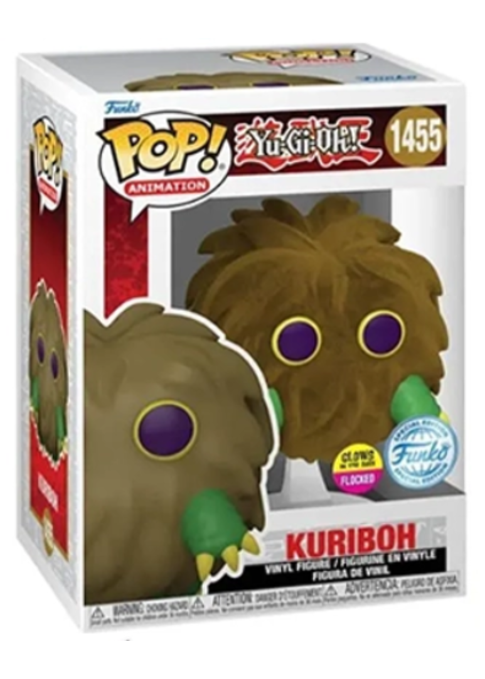 Funko POP POP YU-GI-OH! 1455 - KURIBOH GLOW & FLOCKED